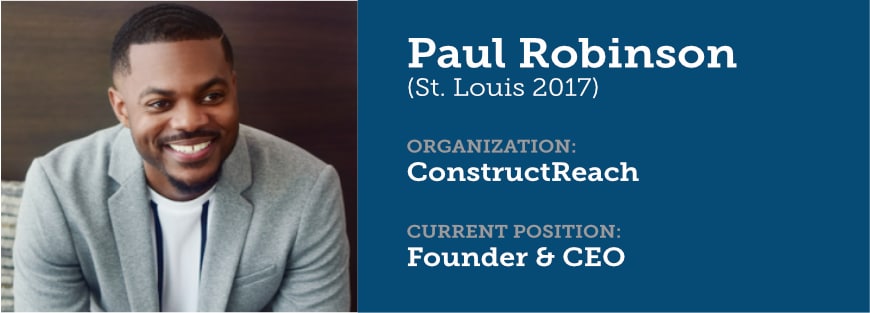 Paul Robinson empowers young adults through ConstructReach, a workforce development program promoting diversity in construction.