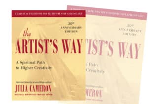 The Artist's Way by Julia Cameron is an essential tool for higher creativity, recommended by DVULI alum Eric Johnson.