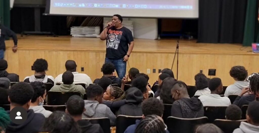 Lawrence Coles at SPEEK LYFE presentation 